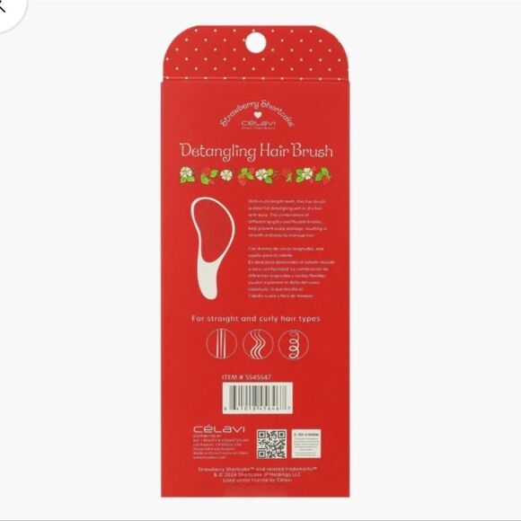 Celavi X Strawberry Shortcake Detangling Hair Brush - Picture 4 of 6